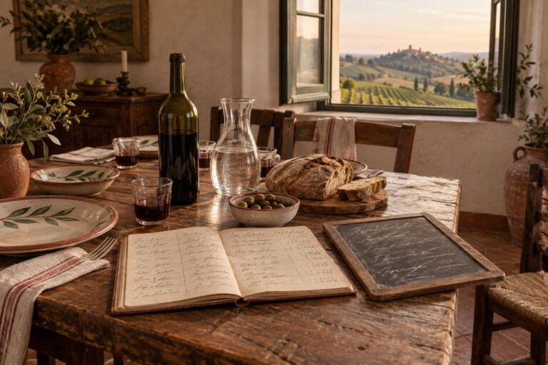 Bevande nel menù d’agriturismo: cosa è incluso e cosa no