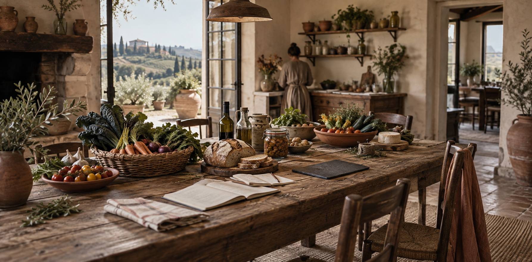 Illustration éditoriale du sujet : Prodotti aziendali in tavola: cosa serve un agriturismo casalese